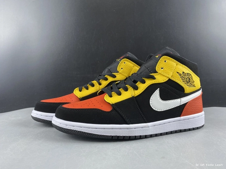 Jordan - Black Amarillo Orange 852542-087 1 Mid 1109